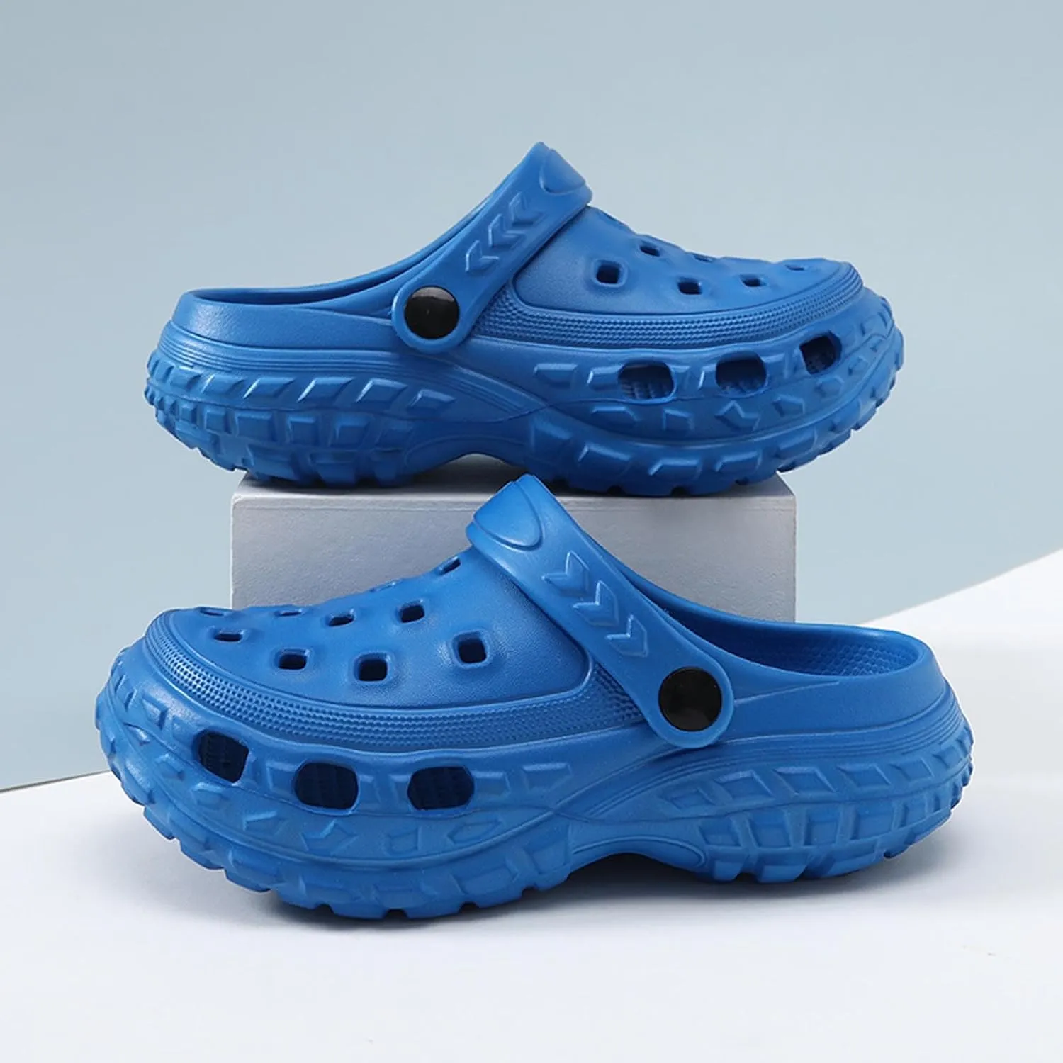 Meidiastra Kids Cute Graphics Clogs Toddler Cartoon Garden Shoes Indoor Outdoor Slide Slippers Beach Sandals for Boys Girls
