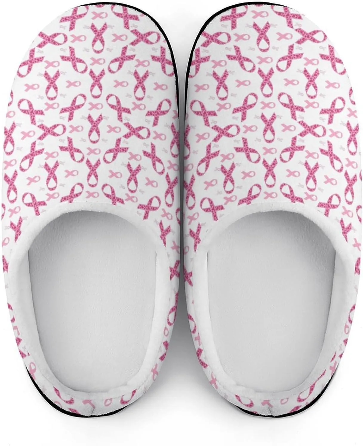 Mens House Slippers Womens Halloween Cotton Slippers Memory Foam Clog Slippers Non-Slip Sole Warm Indoor Outdoor Shoes