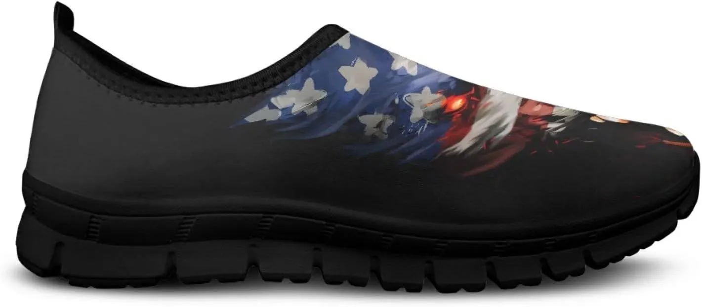 Men's Running Shoes Non-Slip Fashion Shoes Lightweight Athletic Gym Work Sneakers Breathable Mesh Sports Walking Shoes US Size US 5-14