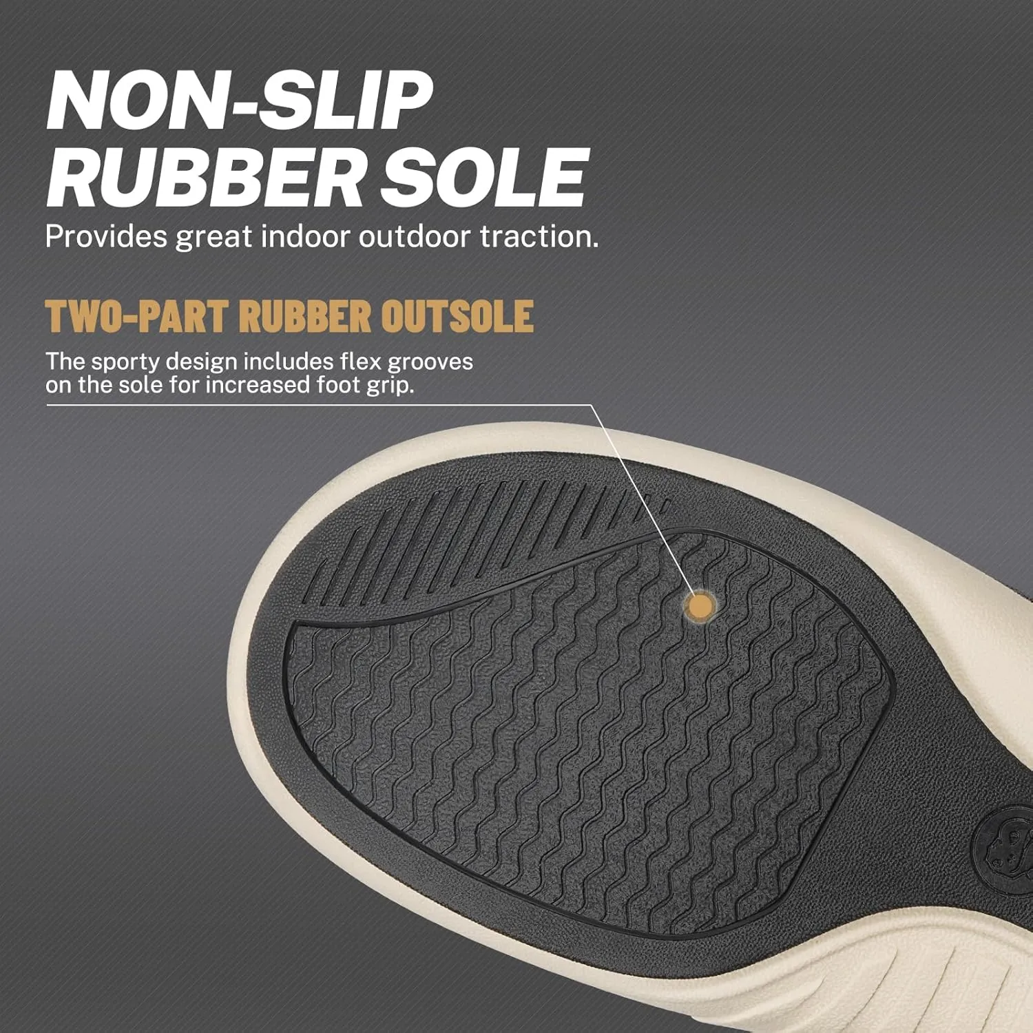 Mens Slippers with Arch Support, Breathable House Slippers for Men with Mesh Lining, Orthopedic Slip On Clog for Plantar Fasciitis, Indoor Outdoor House Shoes with Anti-Skid Rubber Sole