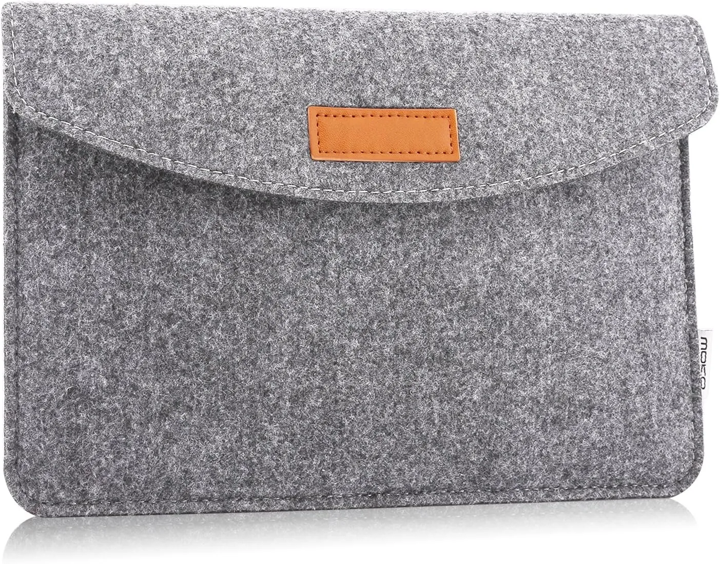 MoKo 9-11 Inch Felt Tablet Sleeve Bag Carrying Case Fits with Tab S8/S9 11", iPad Pro 11 inch, iPad 10th Gen 10.9, iPad 9/8/7th 10.2, iPad Air 5/4th 10.9, iPad Air 3 10.5, iPad 9.7 - Light Gray