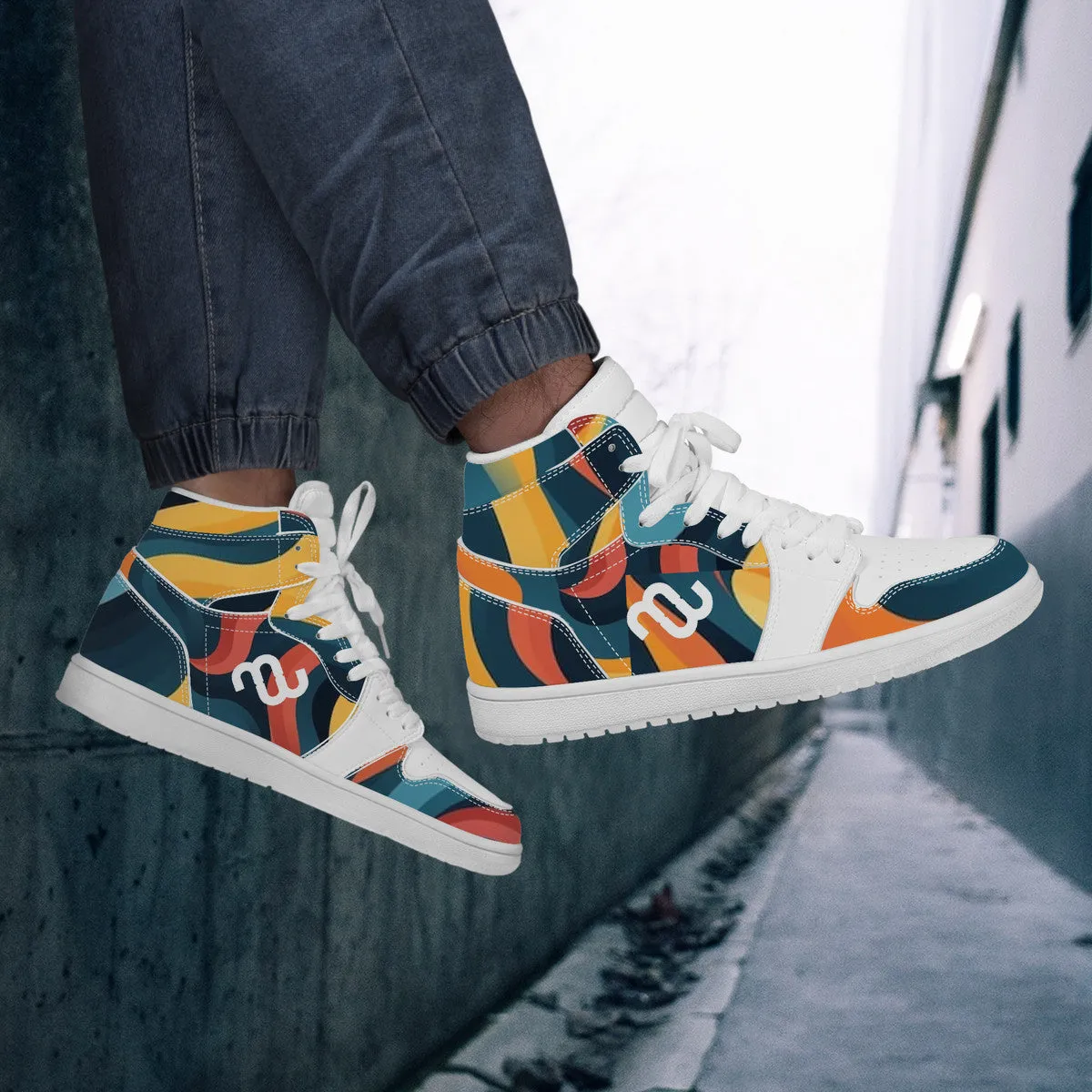 Money D17 Risk-free returns Synthetic Bushae Top Leather High Sneaker Last-minute opportunity