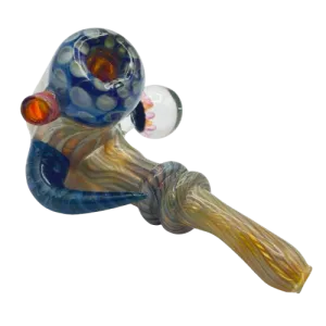 Mystery Forge x Max Melts x Thick Nick Glass - Horned Sherlock w/ Fumed Implosion Cab