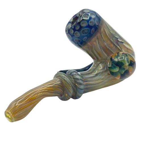 Mystery Forge x Max Melts x Thick Nick Glass - Horned Sherlock w/ Fumed Implosion Cab