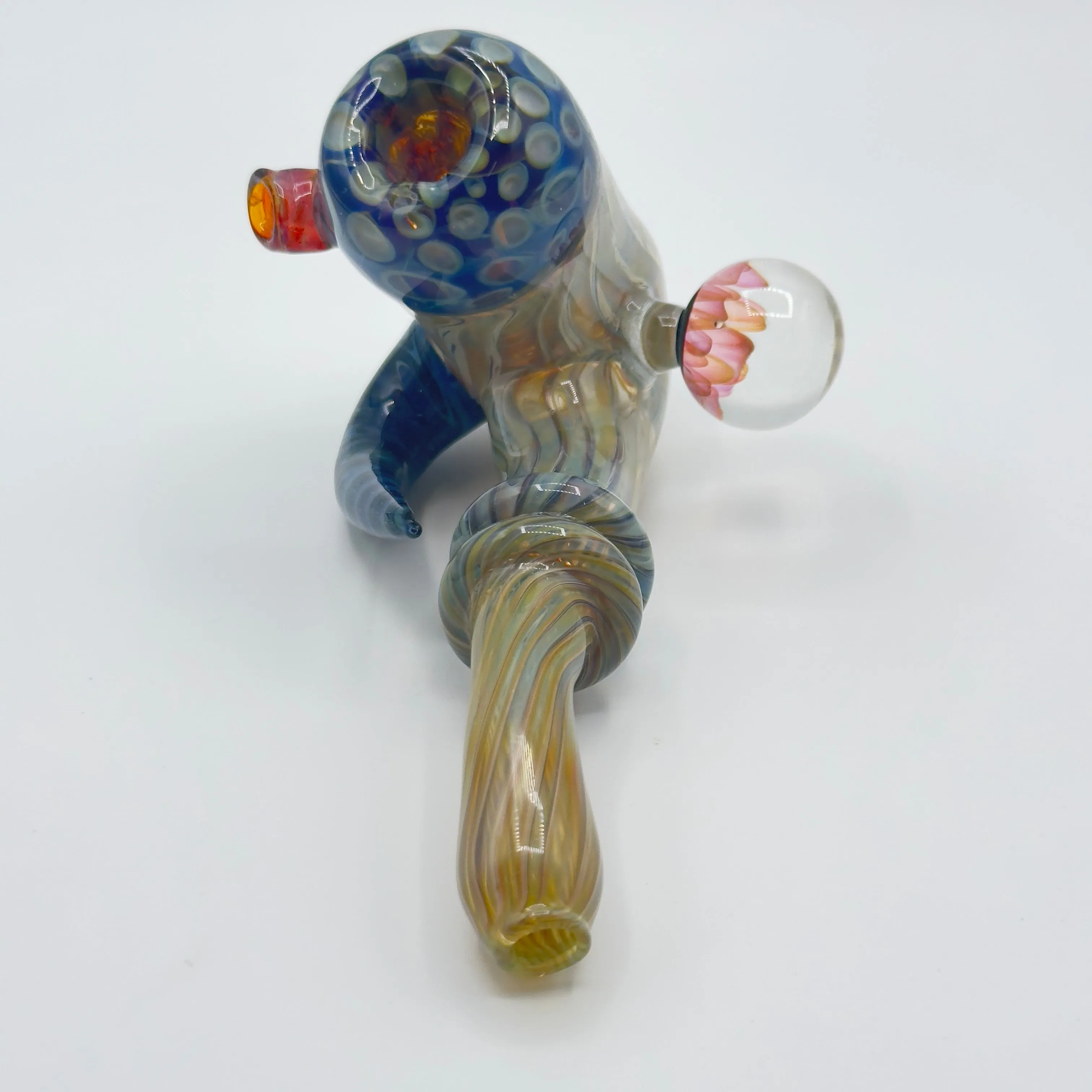 Mystery Forge x Max Melts x Thick Nick Glass - Horned Sherlock w/ Fumed Implosion Cab