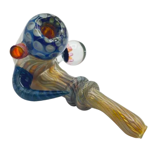Mystery Forge x Max Melts x Thick Nick Glass - Horned Sherlock w/ Fumed Implosion Cab