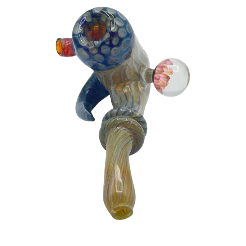 Mystery Forge x Max Melts x Thick Nick Glass - Horned Sherlock w/ Fumed Implosion Cab