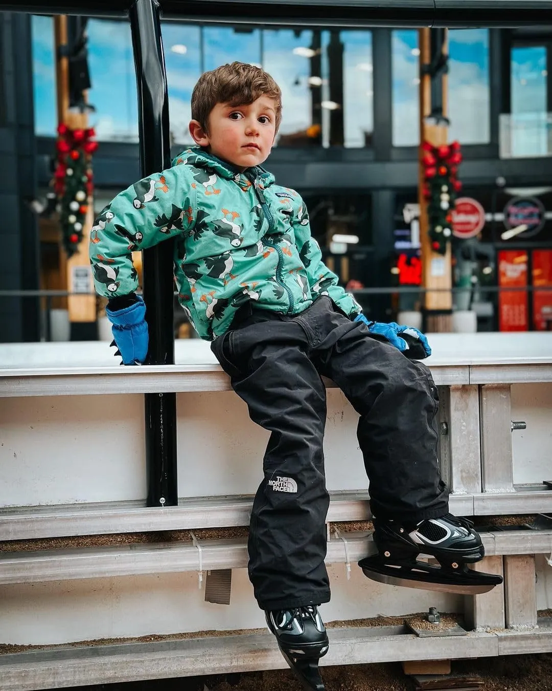Nattork Adjustable Ice Skates, Ice Skating for Kids, Boys and Girls, Hockey Lace-Up Skates - Soft Padding and Reinforced Ankle Support with 4 Sizes Adjustments