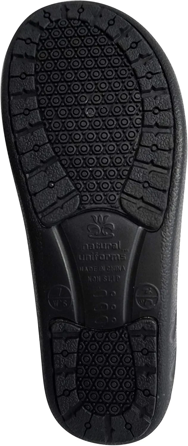 Natural Uniforms Men's Comfort Slip Resistant Non Marking Sole Nursing Clog 9100M