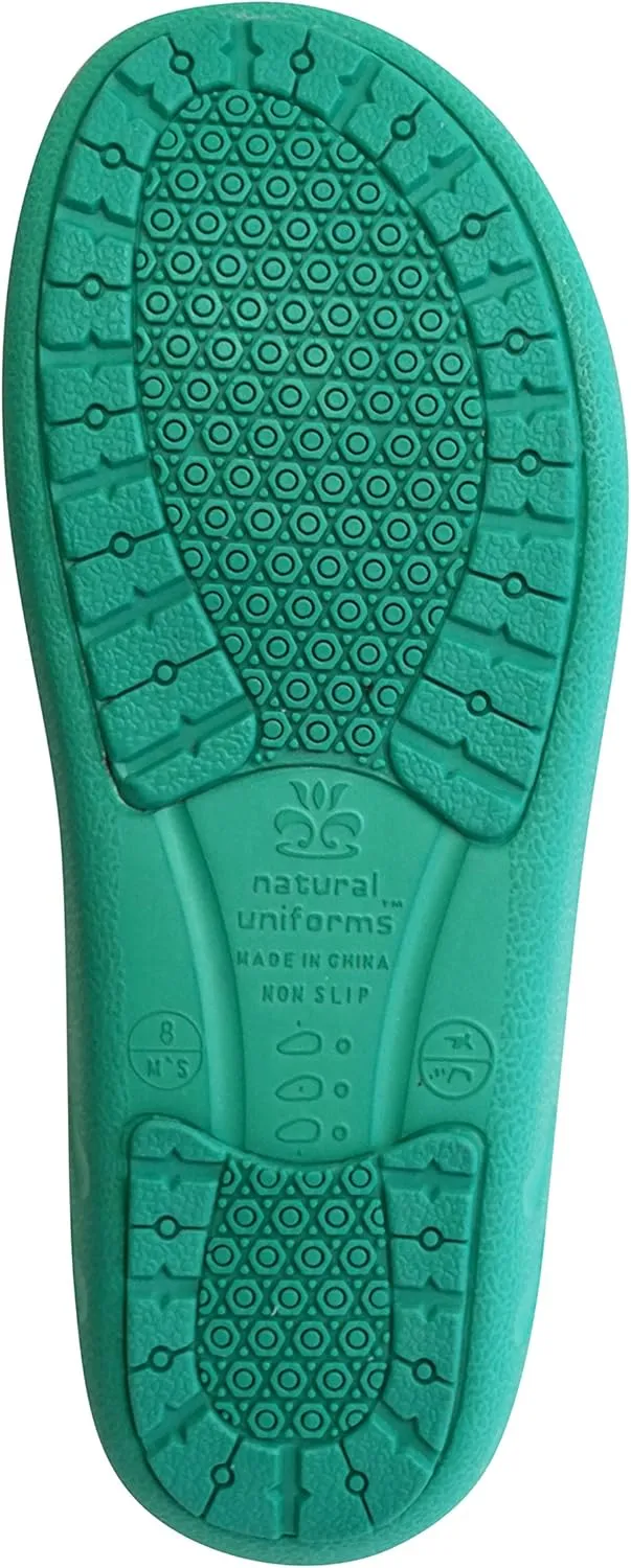 Natural Uniforms Men's Comfort Slip Resistant Non Marking Sole Nursing Clog 9100M