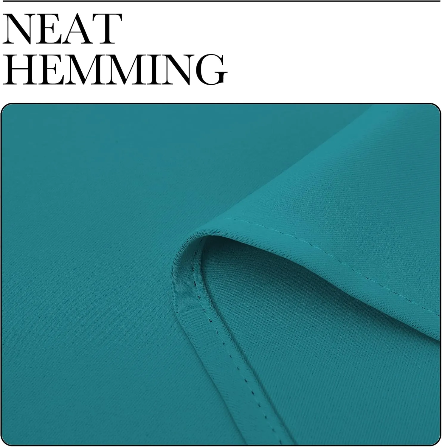 NICETOWN Peacock Teal Blackout Curtains 68inch Length, 1 Panel, 55" Wide, Chic Thermal Insulated Grommet Room Darkening Window Drapes for Bedroom/Living Room