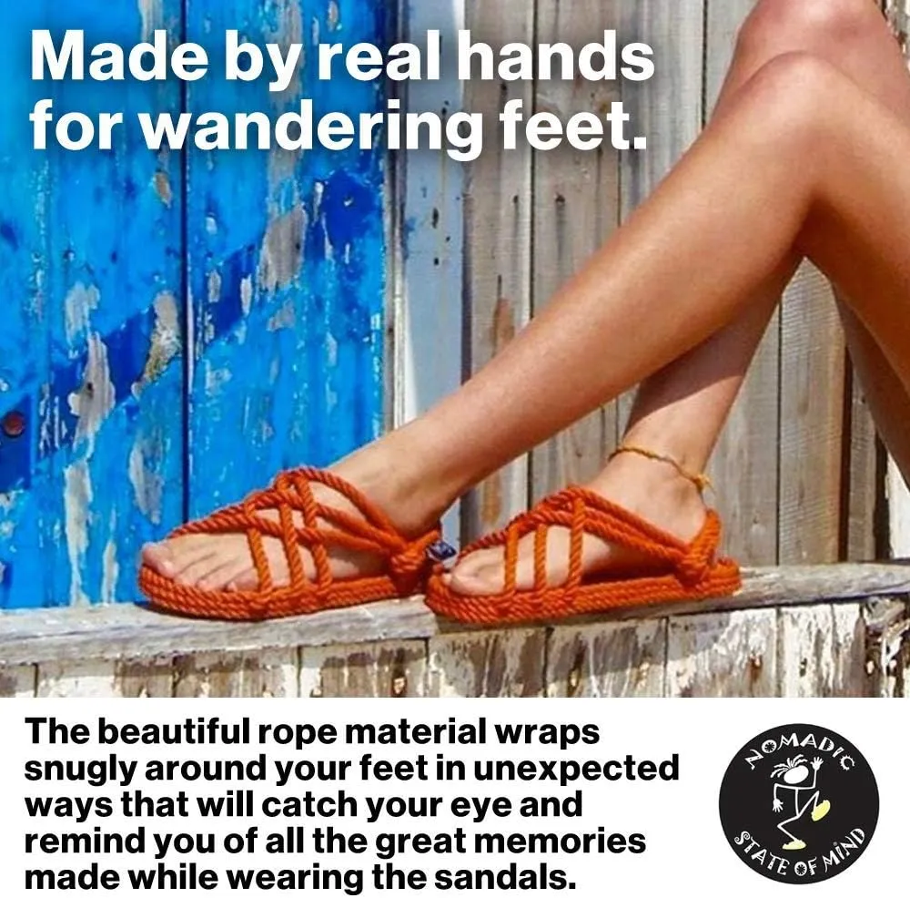 Nomadic State of Mind House Slippa - Handmade Rope Shoes – Machine Washable – Comfortable & Lightweight – Vegan Friendly – for Women & Men