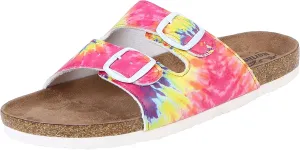 Northside Womens Mariani Leather Strap Cork Sandal