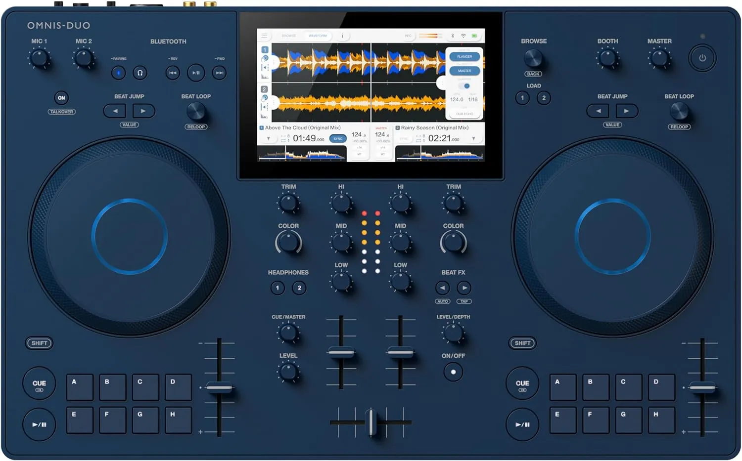 OMNIS-Duo Portable All-in-One Battery Powered DJ Controller