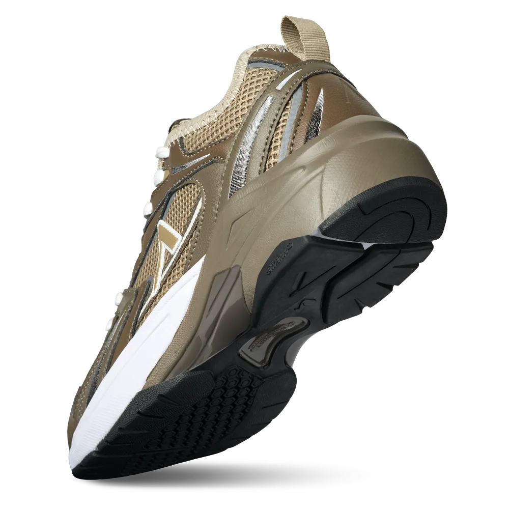 Oserra Mesh S-SP | Silver Mink Dark Khaki | Women