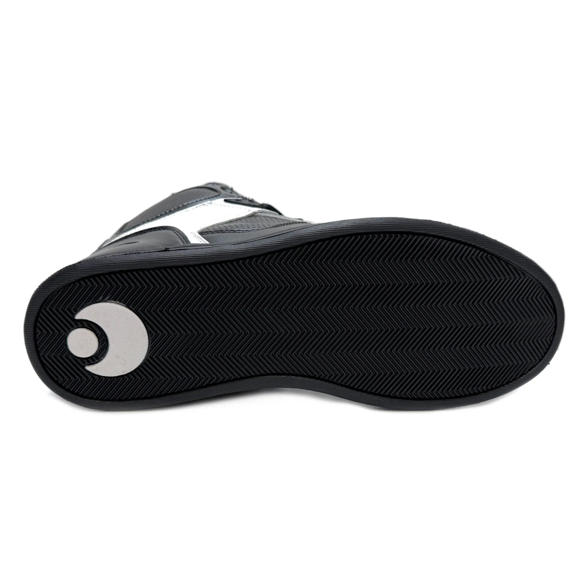 OSIRIS SHOES NYC 83 CLK BLACK WHITE CARBON TRAINERS