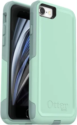 OtterBox iPhone SE 3rd & 2nd Gen, iPhone 8 & iPhone 7 (Not Compatible with Plus Sized Models) Commuter Series Case - Ocean Way (Aqua SAIL/Aquifer), Slim & Tough, Pocket-Friendly, with Port Protection