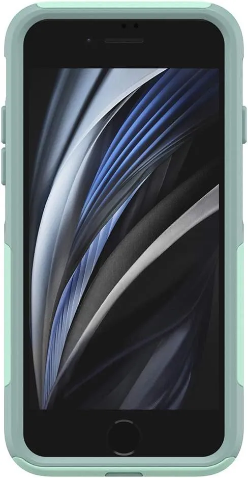 OtterBox iPhone SE 3rd & 2nd Gen, iPhone 8 & iPhone 7 (Not Compatible with Plus Sized Models) Commuter Series Case - Ocean Way (Aqua SAIL/Aquifer), Slim & Tough, Pocket-Friendly, with Port Protection