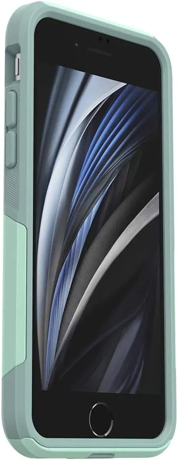OtterBox iPhone SE 3rd & 2nd Gen, iPhone 8 & iPhone 7 (Not Compatible with Plus Sized Models) Commuter Series Case - Ocean Way (Aqua SAIL/Aquifer), Slim & Tough, Pocket-Friendly, with Port Protection