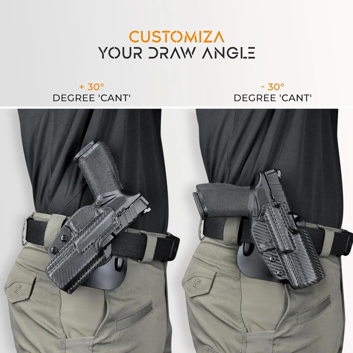 OWB Paddle Holster Fits FN Reflex Outside The Waistband Carry Gun Holster Kydex American Made OWB with Paddle Attachment