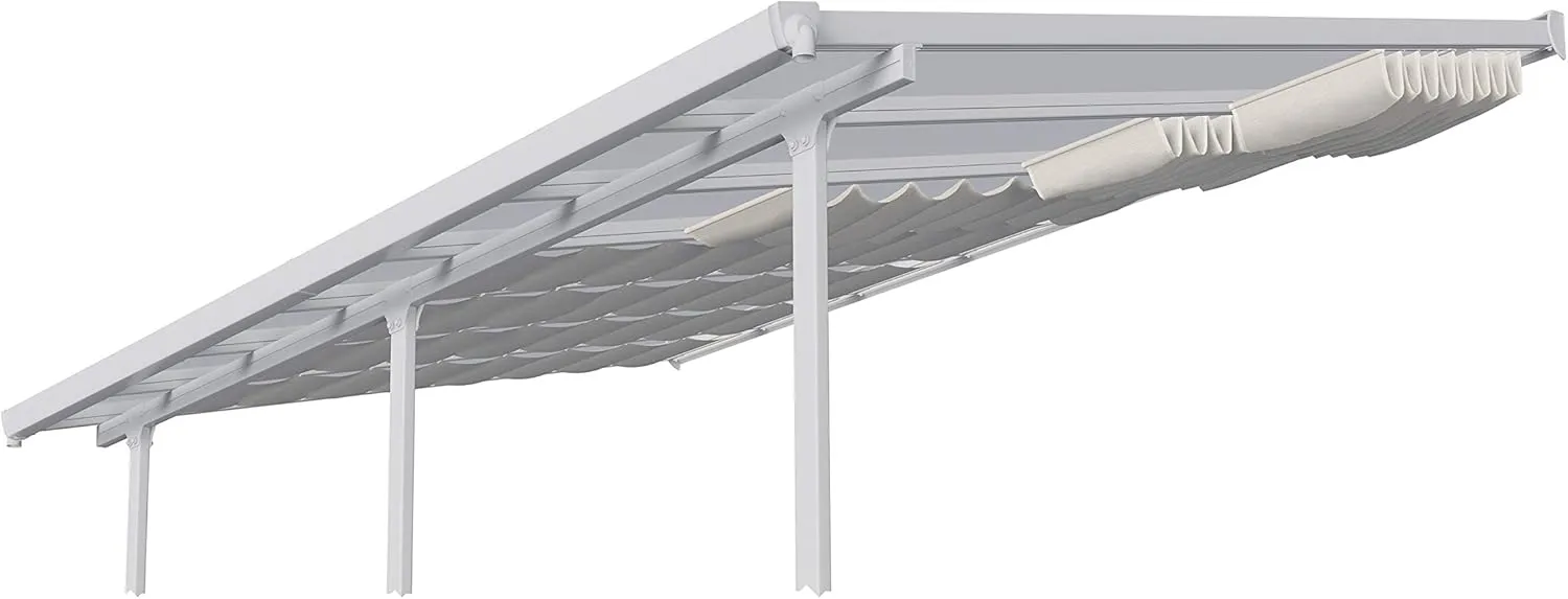 Palram - Canopia Patio Cover Blinds 10' x 18' White