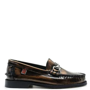 Papanatas Bronze Brushed Buckle Loafer