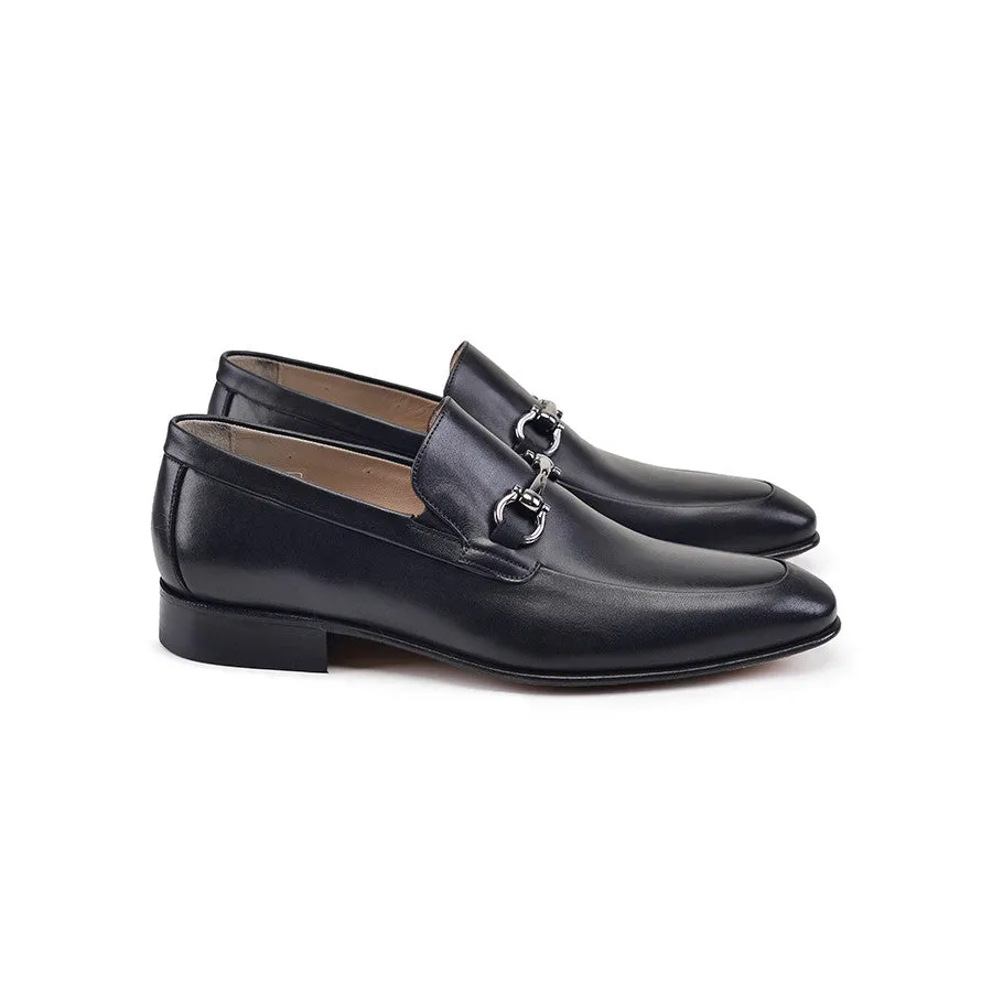 Pelle Line- 4770 Bit buckle Loafer- Black