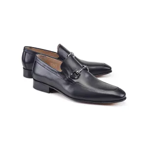 Pelle Line- 4770 Bit buckle Loafer- Black