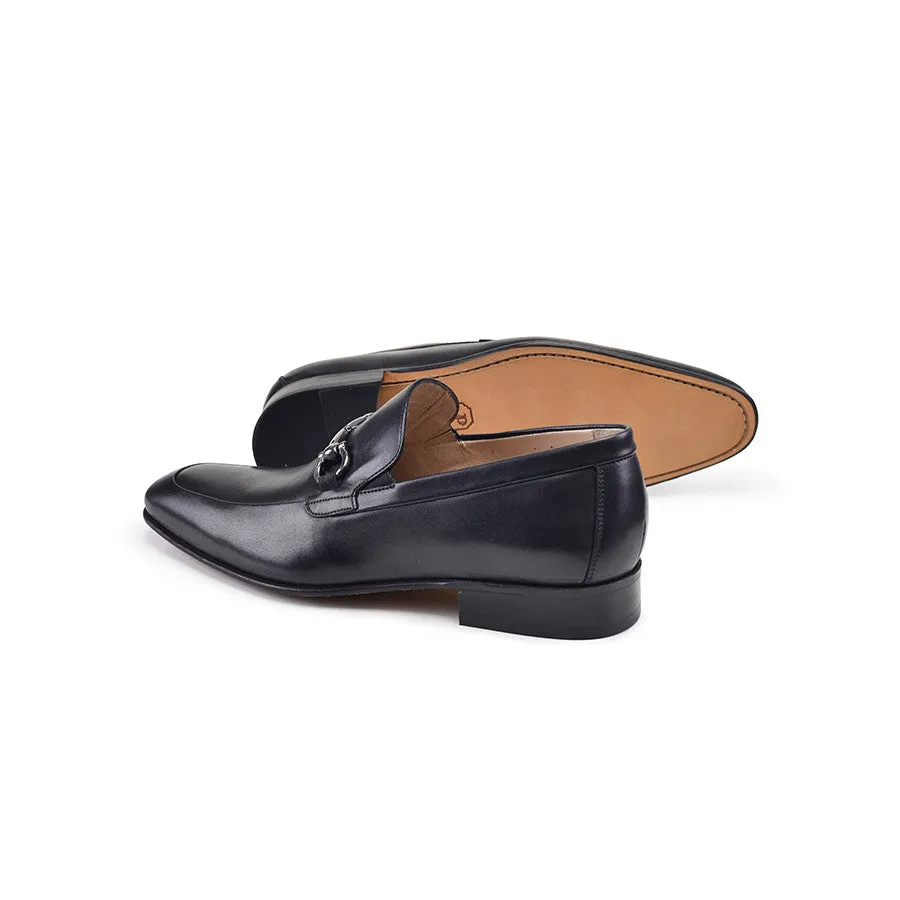 Pelle Line- 4770 Bit buckle Loafer- Black