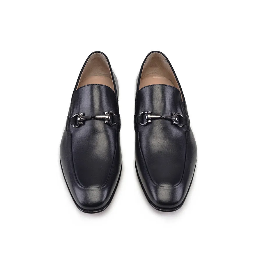 Pelle Line- 4770 Bit buckle Loafer- Black
