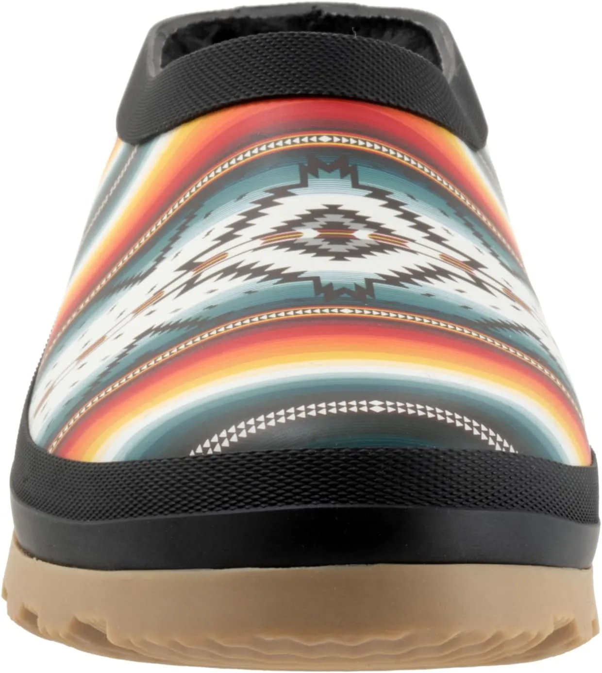 PENDLETON Women's Clog with Faux Fur Lining, Premium Rubber, Non-Slip Sole, 1.5" Heel