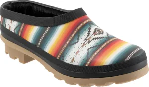 PENDLETON Women's Clog with Faux Fur Lining, Premium Rubber, Non-Slip Sole, 1.5" Heel