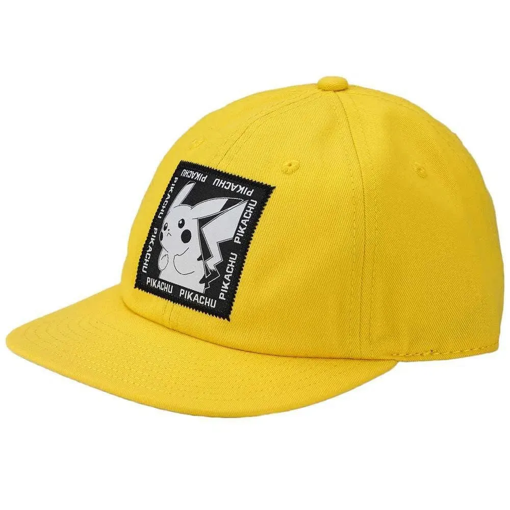Pokémon - Pikachu #025 Patch Hat (Yellow, Woven, Flat Bill) - Bioworld