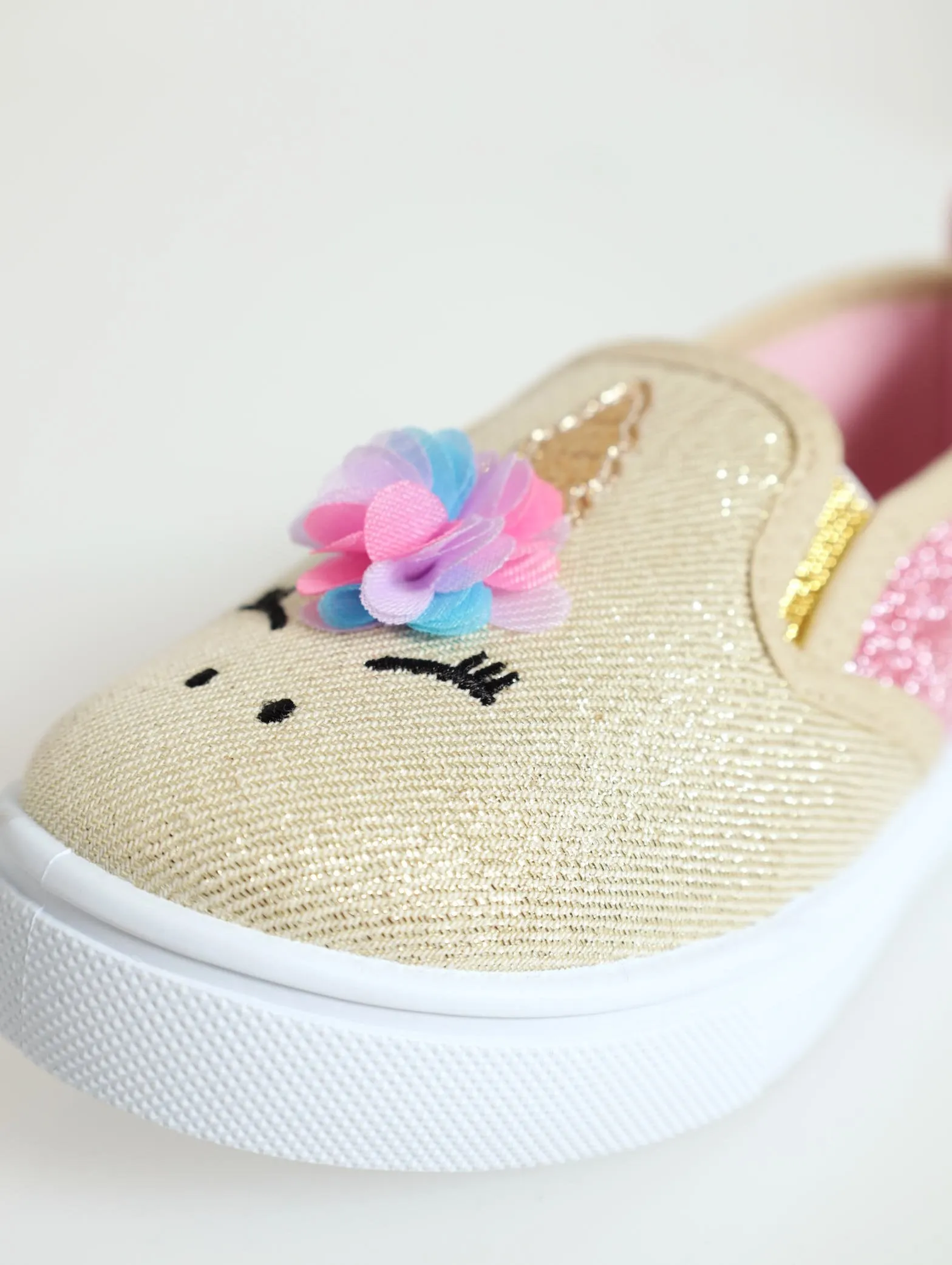 Pre-Girls Unicorn Slip-On Sneaker - Pink
