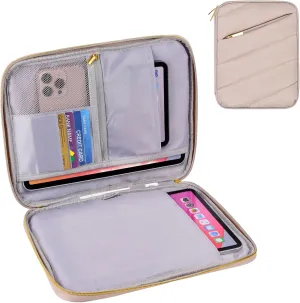 Puffy iPad Sleeve Case 11 inch, Padded Tablet Bag for iPad Pro 11-in (M4), iPad 10.9 (10th Gen), iPad Air 11-in (M2), Galaxy Tab S9/S8 (Khaki-11)