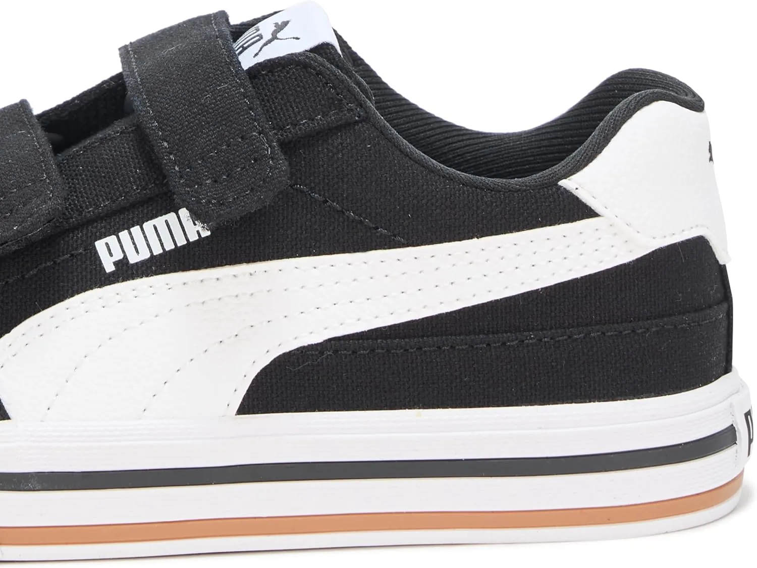PUMA Unisex-Child Court Classic Vulc Hook and Loop Shoes Sneaker