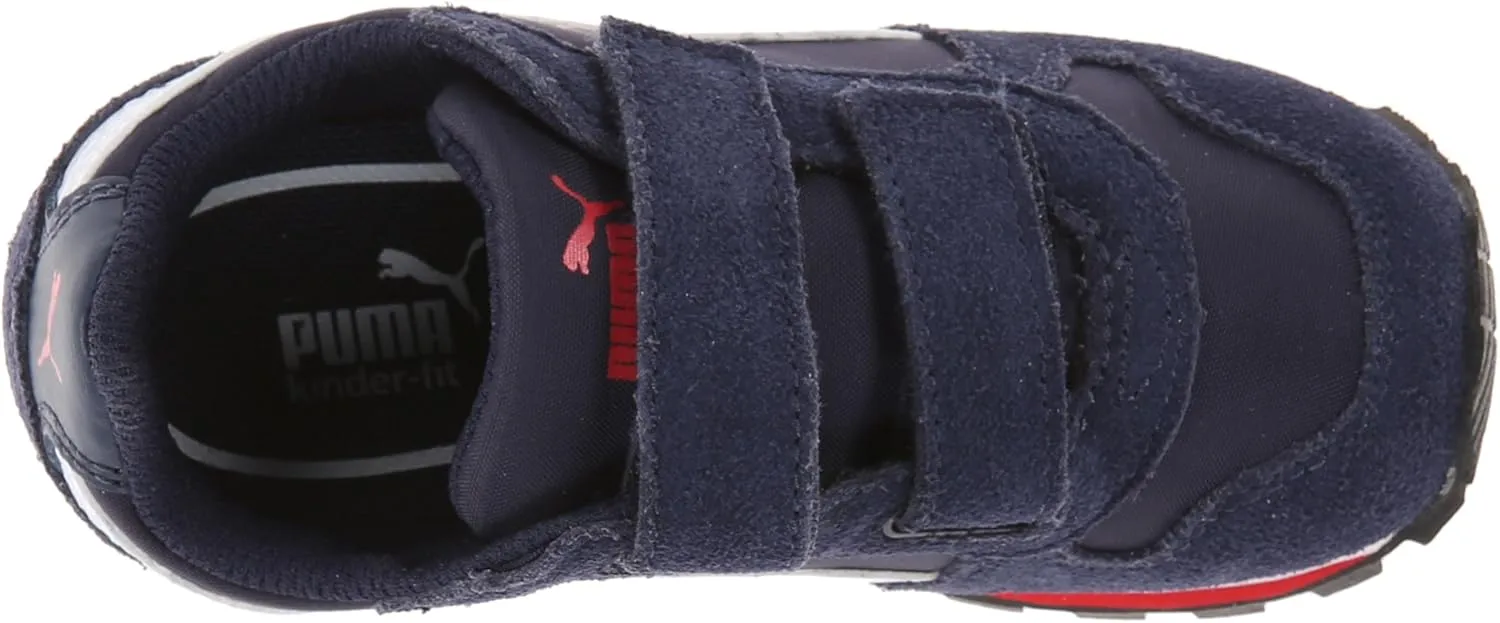 PUMA Unisex-Child St Runner Hook and Loop Sneaker