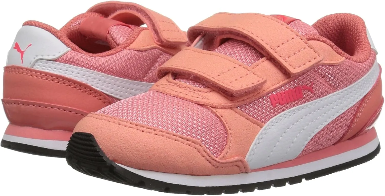 PUMA Unisex-Child St Runner Hook and Loop Sneaker