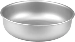 Pure Titanium Dining Bowl 1200ml, Lightweight And Portable Single-layer Bowl, Suitable For Outdoor Camping And Home Use