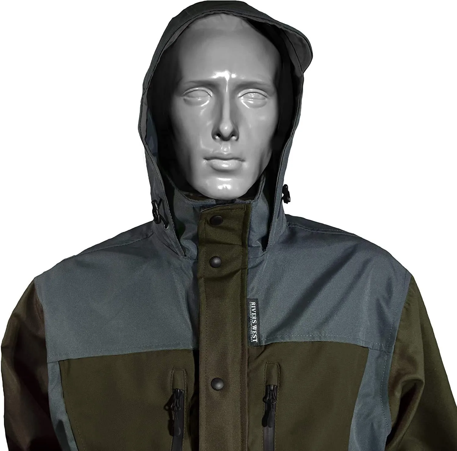 Rivers West Men's Kokanee Waterproof Windproof Fully Seam-Sealed Extra-Tough Fishing Jacket