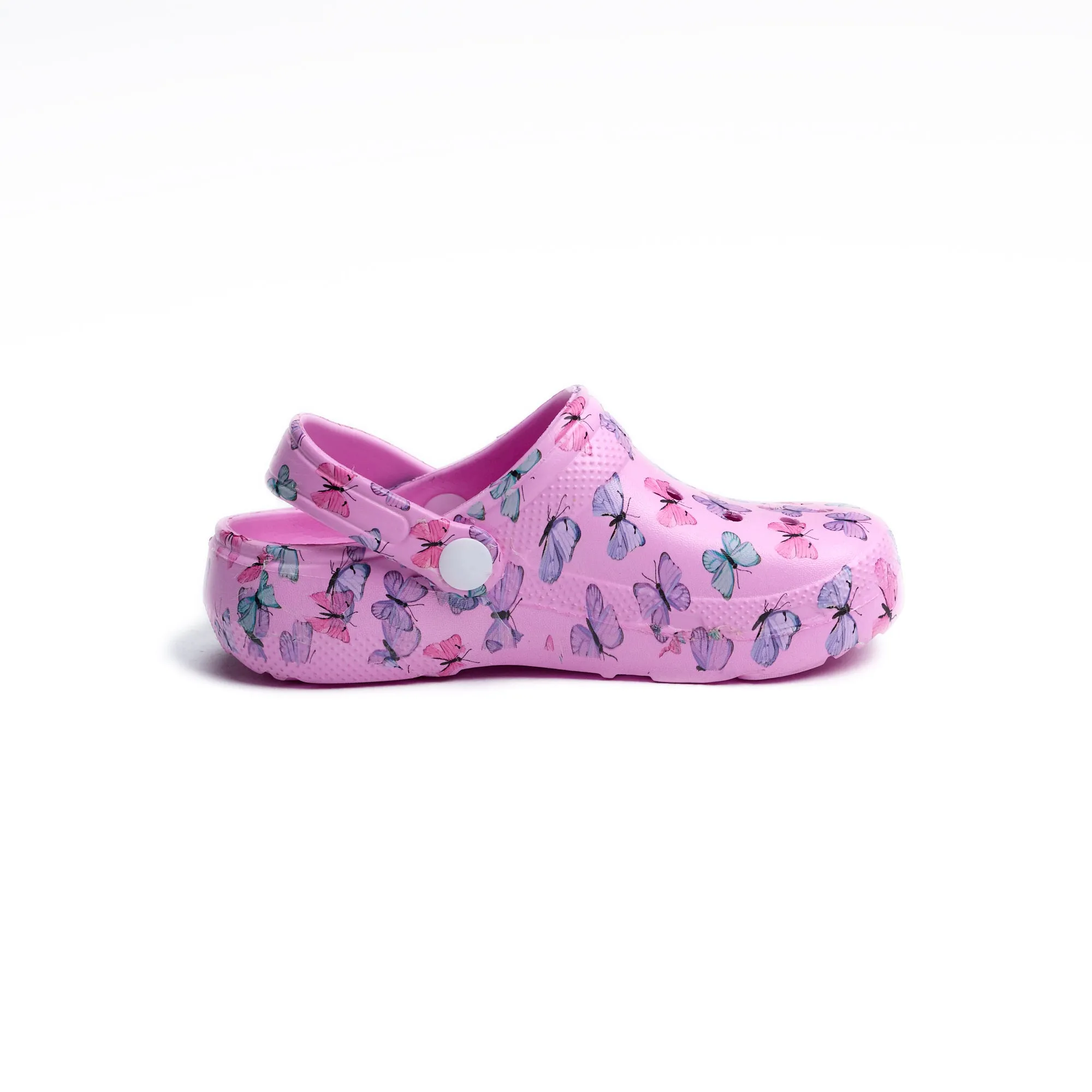 Rose Butterflies Print Pronto PK6 Clog for Girls