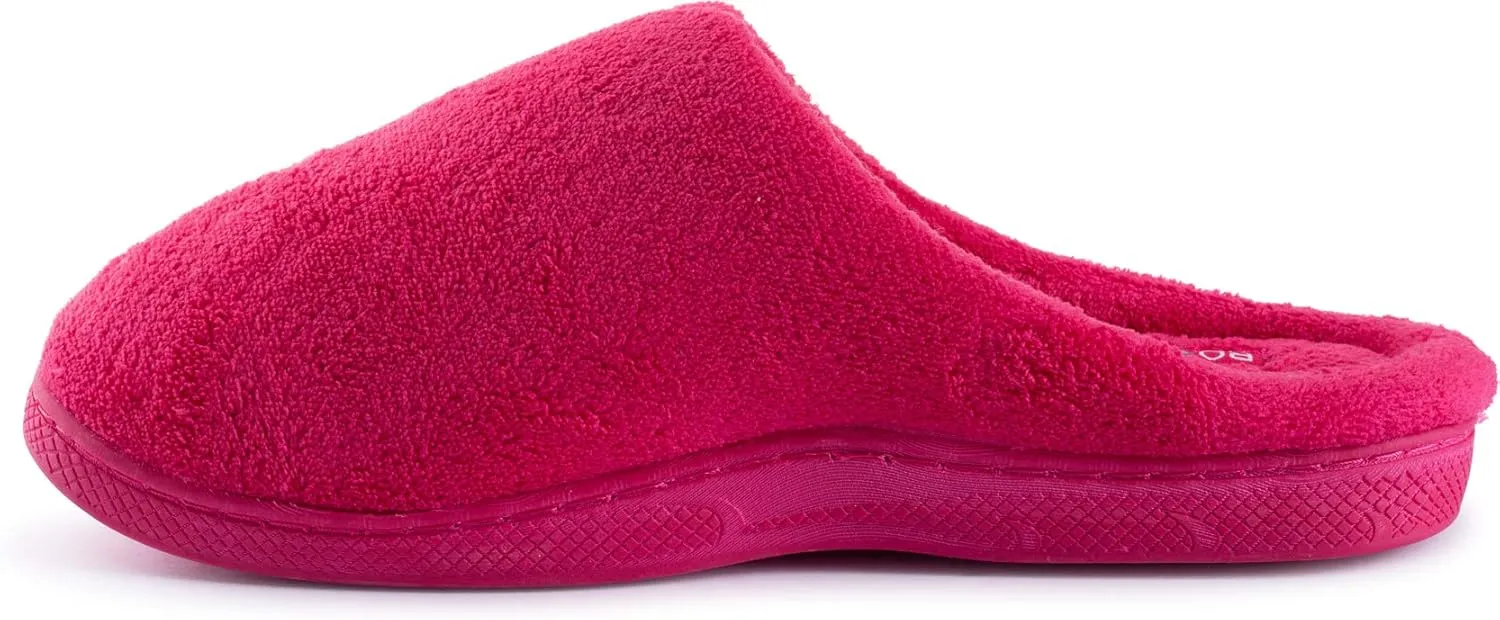 Roxoni Women's Plush Terry Clog Slippers