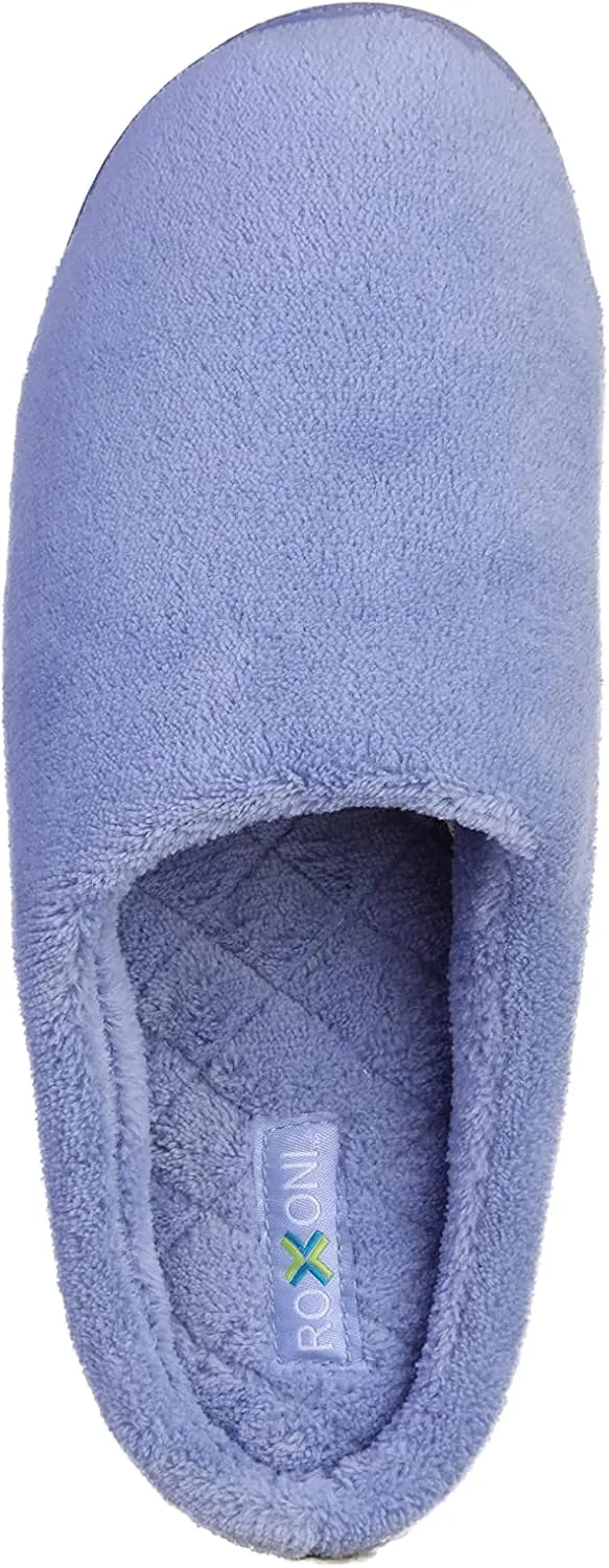 Roxoni Women's Plush Terry Clog Slippers