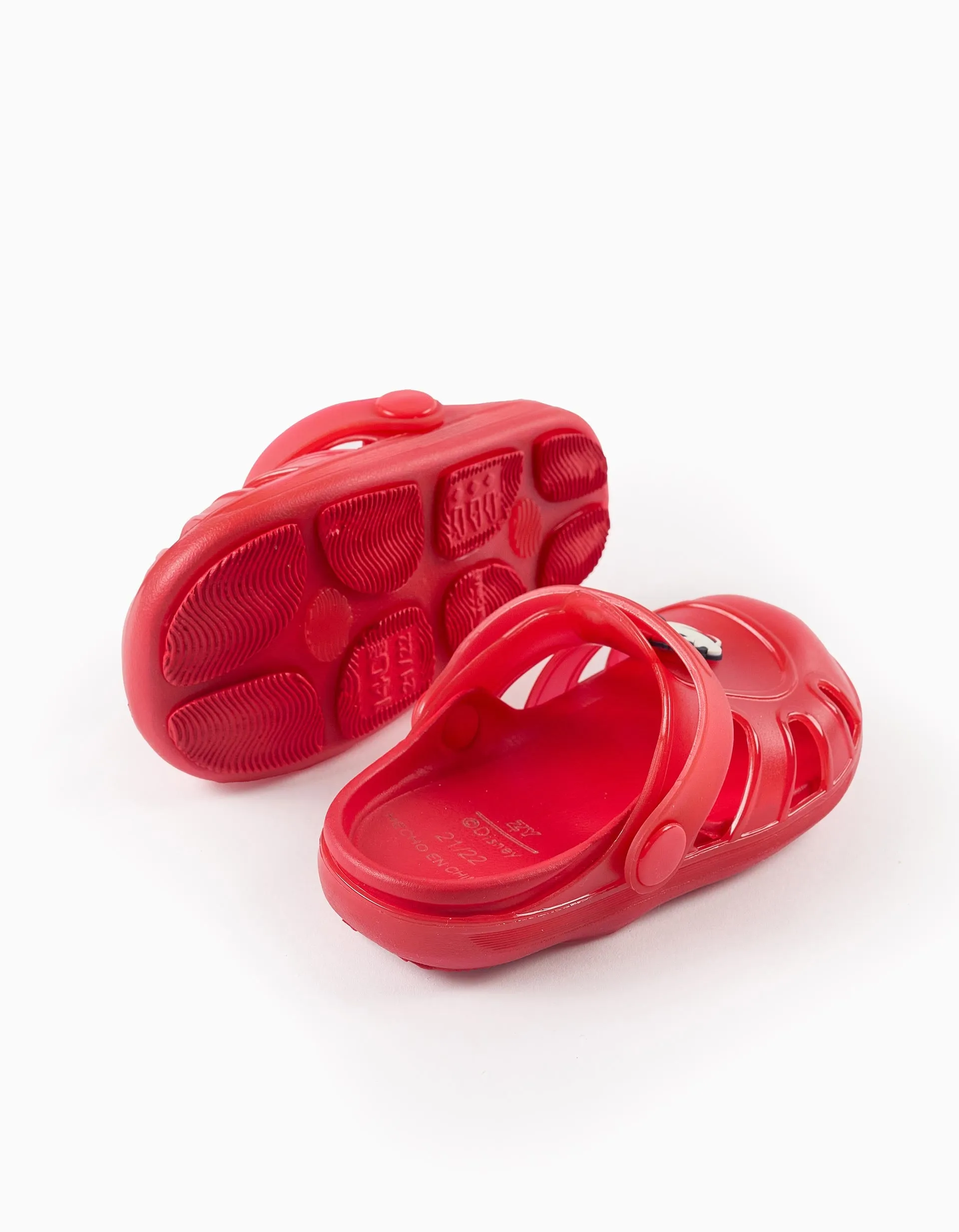 Rubber Clogs for Baby Girls 'Minnie', Red