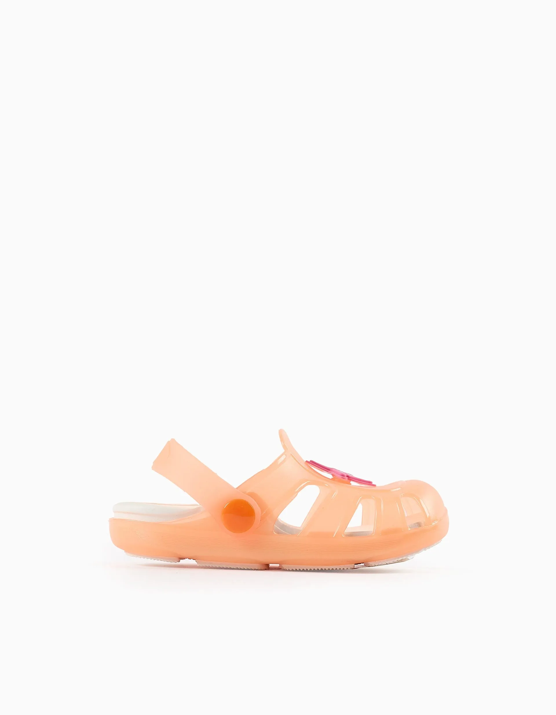 Rubber Clogs for Baby Girls 'Starfish', Coral/Pink