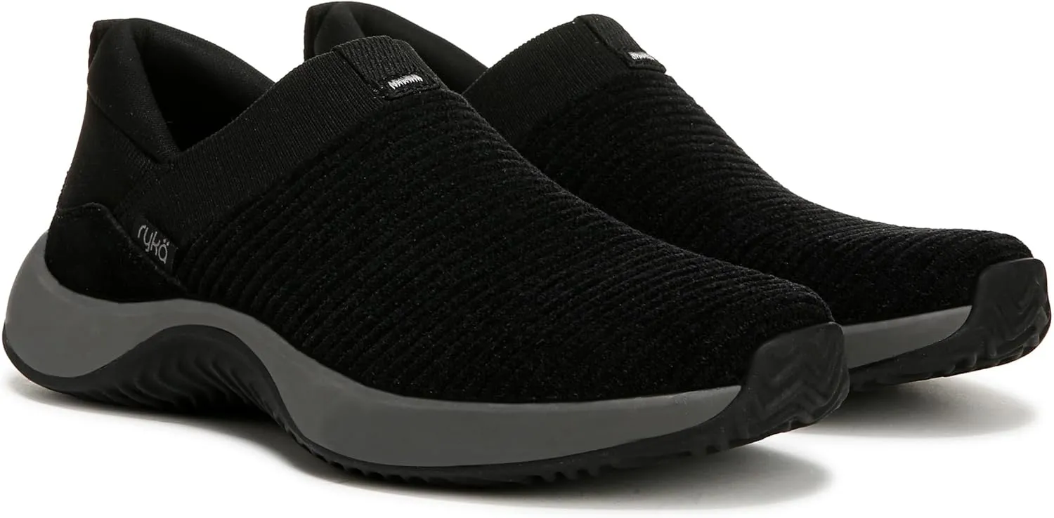 Ryka Women's Encore Knit Plus Slip On Sneaker