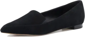 SHODENSE Women Pointed Toe Flat Loafers Slip On Suede Loafer Flats Closed Toe Flat Heel Penny Loafer Comfortable Moccasins Casual Driving Walking Loafers Shoes Ladies Girls Daily Club Church 4-11 M US