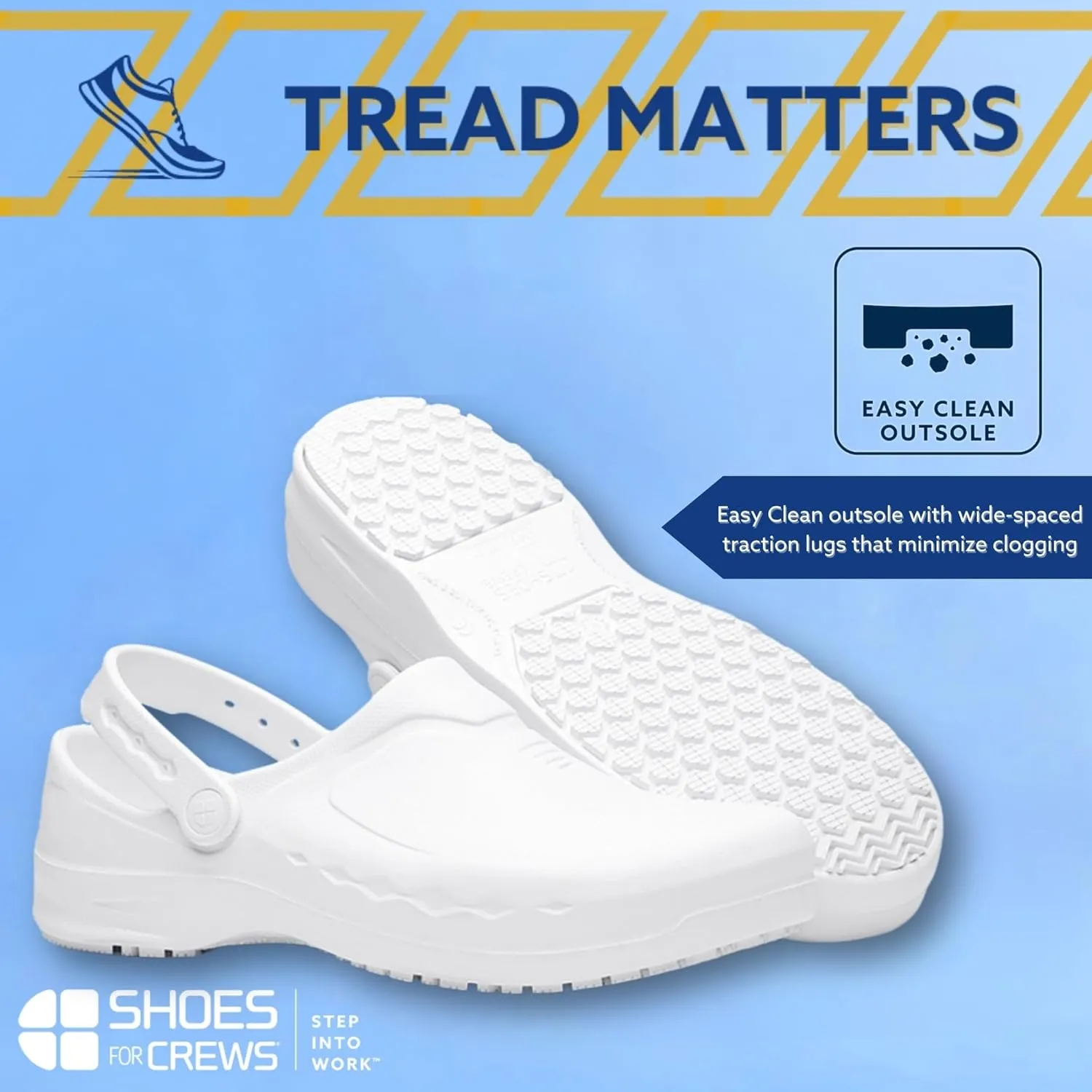 Shoes For Crews Men's Unisex Slip Resistant Work Clogs