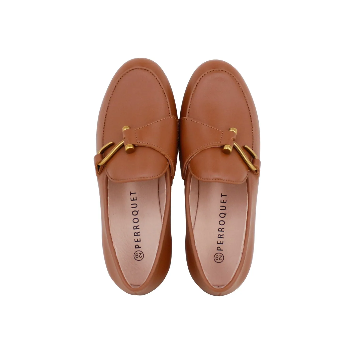 Single Buckle Loafer | Luggage