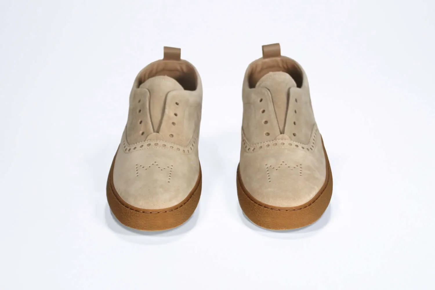 SLIP ON | Beige - Low Top - Men